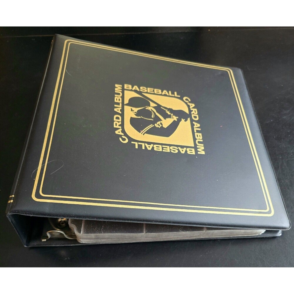 NEW Baseball Binder 3 inch Black With 30 NEW Inserts  Holds 270 of YOUR cards.